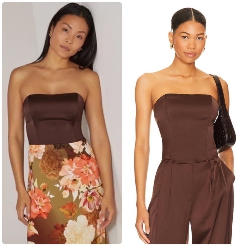 New! Favorite Daughter The Lanai Top in Coffee 🤎 Sz 10 NWT!